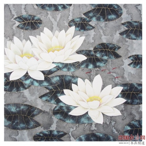 孙明工笔画作品