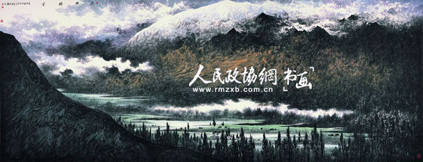 马万国中国画作品