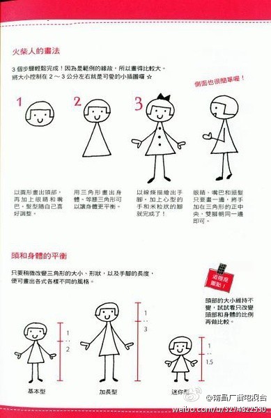 火柴人儿童画