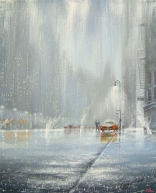 英国画家Jeff Rowland油画作品