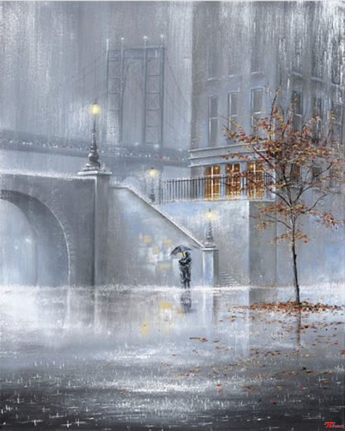 英国画家Jeff Rowland油画作品