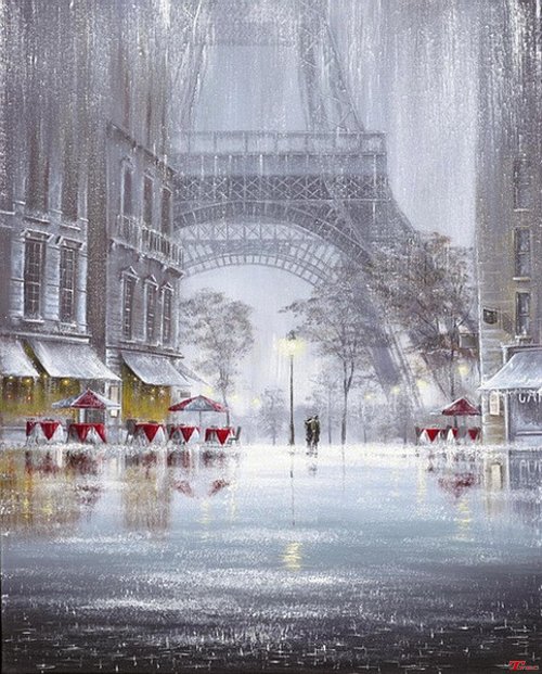 英国画家Jeff Rowland油画作品