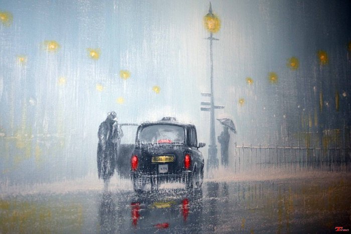 英国画家Jeff Rowland油画作品