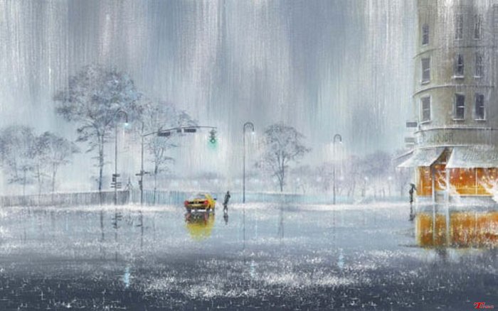 英国画家Jeff Rowland油画作品