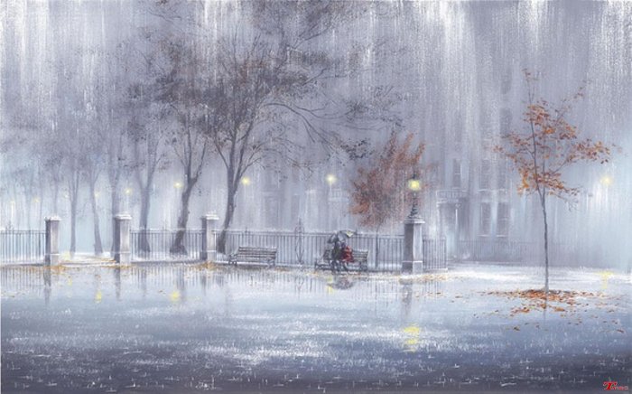 英国画家Jeff Rowland油画作品