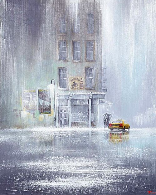 英国画家Jeff Rowland油画作品