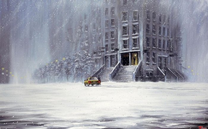 英国画家Jeff Rowland油画作品