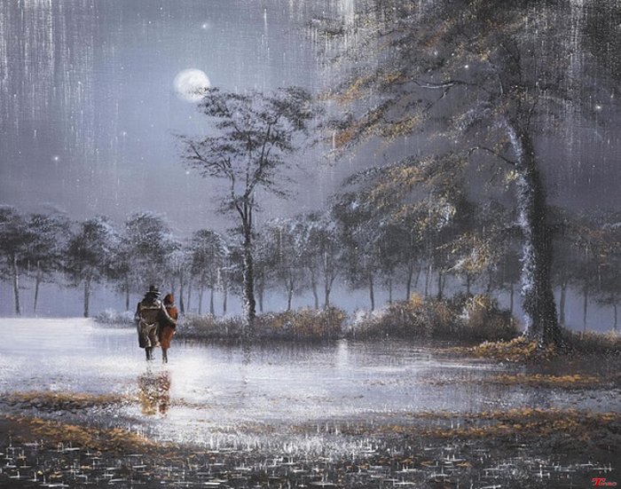 英国画家Jeff Rowland油画作品