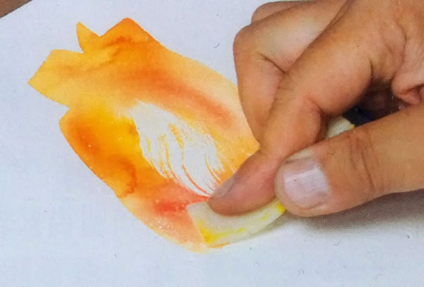 水彩画留白液怎么用