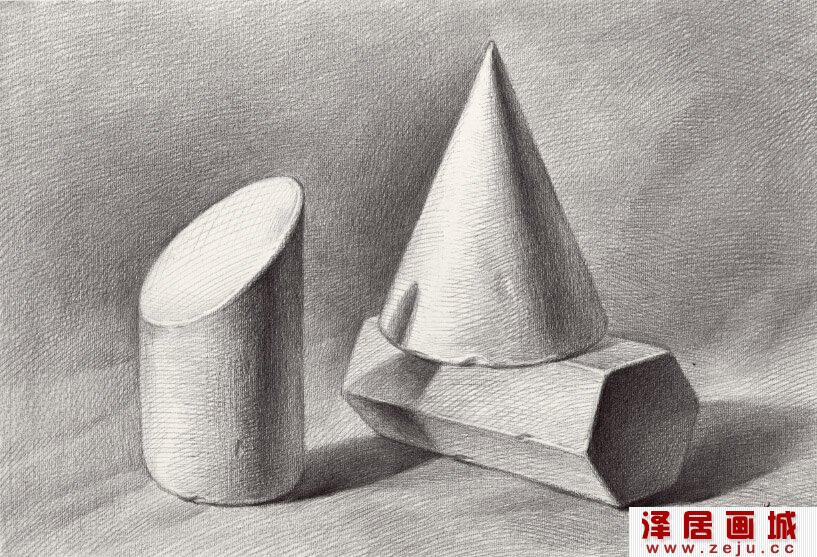 石膏几何体素描经常出现的问题及解决方法