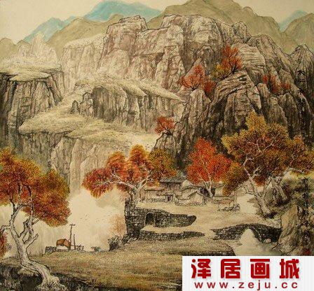 国画大师许国立的作品