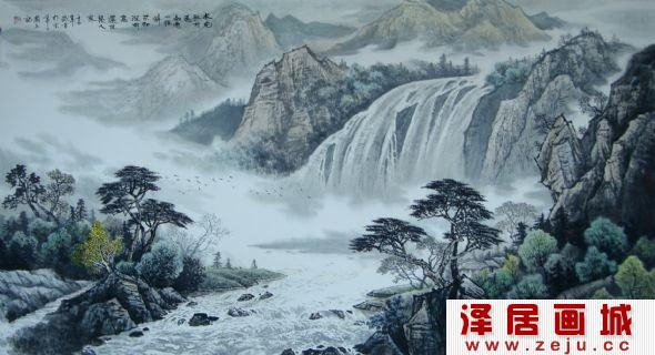 国画大师许国立的作品