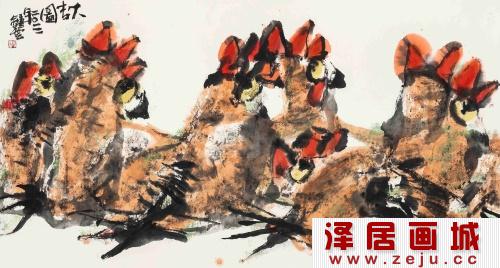 冯钟云水墨画