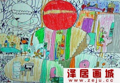 天泰杯中小学生暑假绘画作品