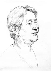 素描头像