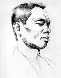 素描人像