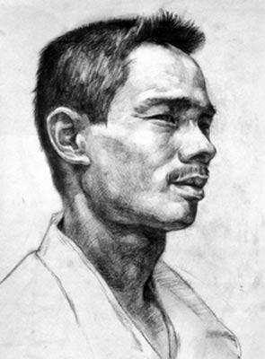 素描人像